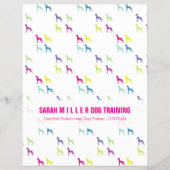 Professional Dog Trainer Flyer Great Dane  チラシ (正面)