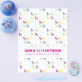 Professional Dog Trainer Flyer Great Dane  チラシ (シングル)