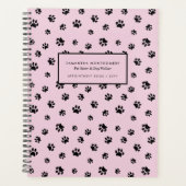 Professional Dog Walker Pet Sitter Appointment プランナー手帳 (正面)