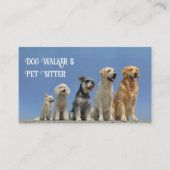 Professional Dog Walker Pet Sitter Multi-Breed 名刺 (正面)