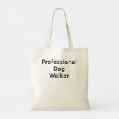 Professional Dog Walker Tote Bag | Funny Dog Walke トートバッグ (裏面)
