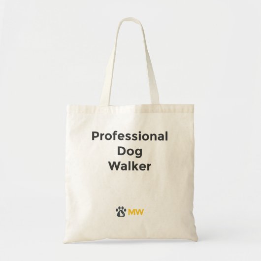Professional Dog Walker Tote Bag | Funny Dog Walke トートバッグ (正面)