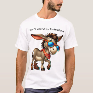 Professional donkey tシャツ