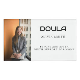 Professional Doula Photo Name Identity Design 名札
