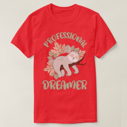 Professional dreamer tシャツ (デザイン正面)