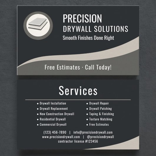 Professional Drywall Company 名刺