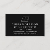 Professional Drywall Sheetrock QR Code 名刺 (正面)