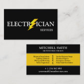 Professional Electrical Contractor - Electrician 名刺 (正面/裏面)