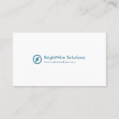 Professional Electrical Engineering White Blue  名刺 (裏面)