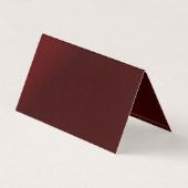 Professional Elegant Folded Bordeaux And Gold 名刺 (裏面)