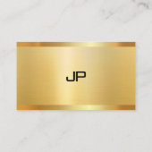 Professional Elegant Modern Faux Gold Premium Silk 名刺 (裏面)