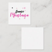 Professional elegant modern minimalist name エンクロージャーカード (正面/裏面)