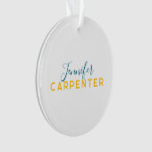 Professional elegant modern minimalist plain オーナメント (正面)