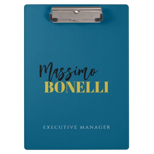 Professional elegant modern minimalist plain クリップボード (正面)