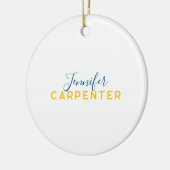 Professional elegant modern minimalist plain セラミックオーナメント (左)