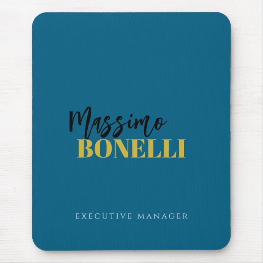 Professional elegant modern minimalist plain マウスパッド (正面)