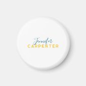 Professional elegant modern minimalist plain マグネット (正面)