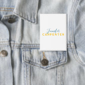 Professional elegant modern minimalist plain 缶バッジ (インサイチュ)