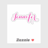 Professional elegant modern minimalist plain name シール (シート)