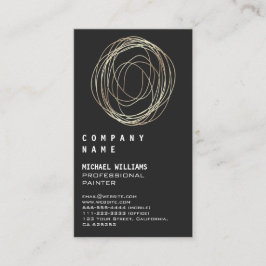 Professional Elegant Modern Silver Black Metal Bus 名刺