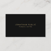 Professional Elegant Modern Template Minimalist 名刺 (正面)