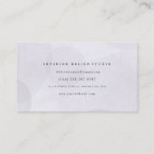  Professional elegant monogram simple  Business  紹介カード (裏面)