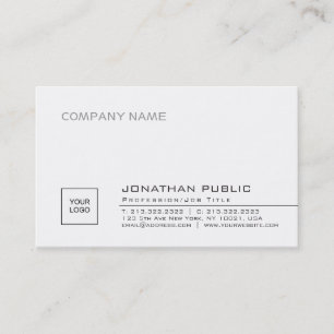 Professional Elegant Simple Companyのロゴの平野 名刺