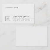 Professional Elegant Simple Companyのロゴの平野 名刺 (正面/裏面)