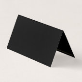 Professional Elegant Template Folded Black & Gold 名刺 (裏面)