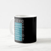 Professional Engineer Definition Acrostic Blue Blu コーヒーマグカップ (正面左)