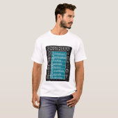 Professional Engineer Definition Blueprint T-Shirt Tシャツ (正面フル)