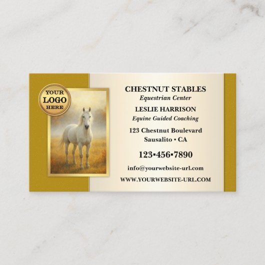 Professional Equine Photo 名刺 (正面)