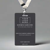 Professional Event ID Lanyard name tag photo バッジ