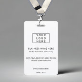 Professional Event ID Lanyard name tag photo バッジ