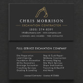 Professional Excavation Services Contractor 名刺