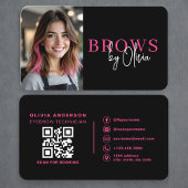 Professional Eyebrow Artist Photo QR Code 名刺