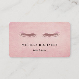 Professional Eyelashes Makeup Artist Black Busines 名刺