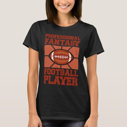 Professional Fantasy Football Player Costume Tシャツ (正面)