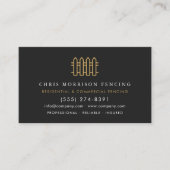 Professional Fencing QR Code 名刺 (正面)