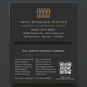 Professional Fencing QR Code 名刺