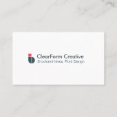 Professional First Impression Modern Corporate  名刺 (裏面)