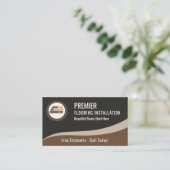 Professional Flooring Installation Company 名刺 (スタンド正面)