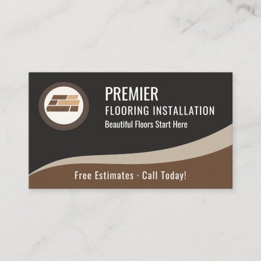 Professional Flooring Installation Company 名刺 (正面)