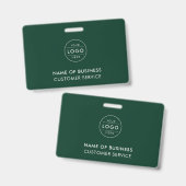 Professional Forest Green Custom Company Logo バッジ (正面＆裏面)