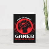 Professional Gamer Funny Gaming Quotes Gift For Pl カード (正面)