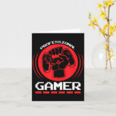 Professional Gamer Funny Gaming Quotes Gift For Pl カード (黄色い花)