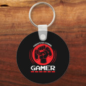 Professional Gamer Funny Gaming Quotes Gift For Pl キーホルダー (正面)