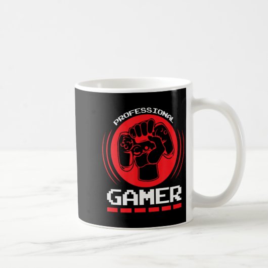 Professional Gamer Funny Gaming Quotes Gift For Pl コーヒーマグカップ (右)