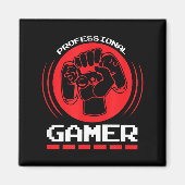 Professional Gamer Funny Gaming Quotes Gift For Pl マグネット (正面)