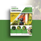 Professional Garden Care Service Flyer Template